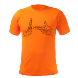 Black//orange POLYGON